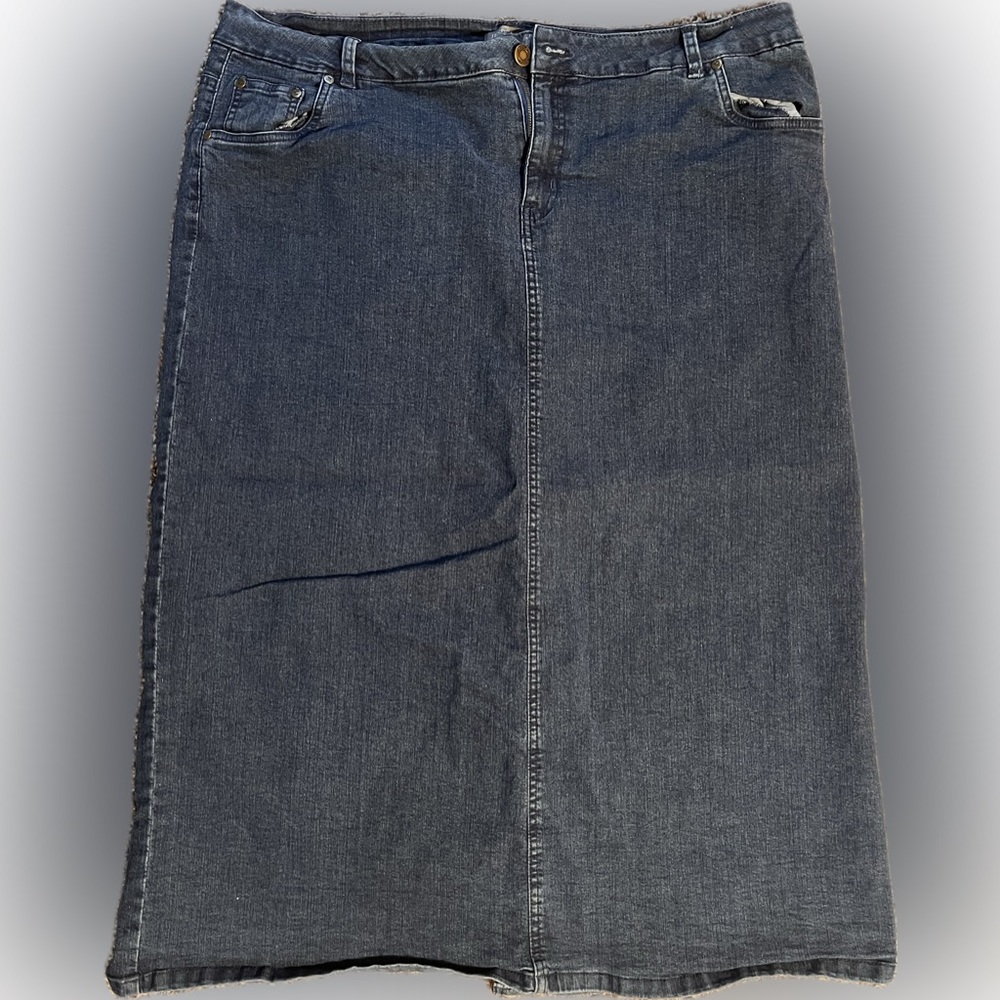 Jessica London Denim Skirt